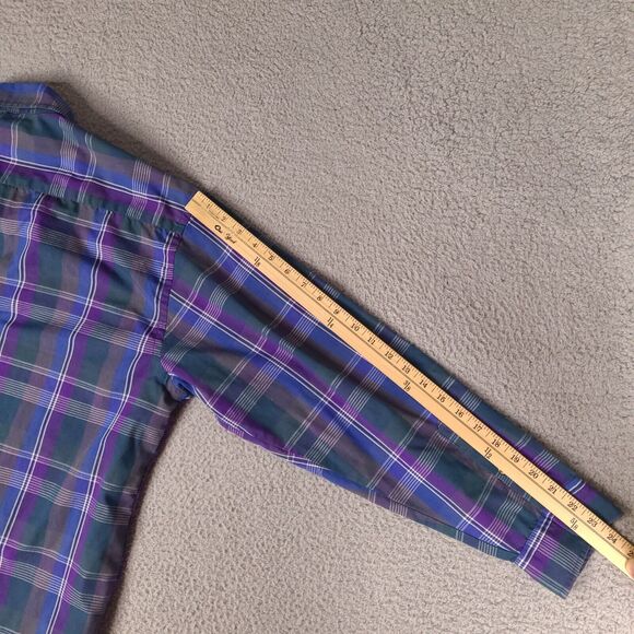 Brittany Bay Shirt Mens Large Multi Color Button Down Long Sleeve Plaid Preppy - Picture 13 of 14